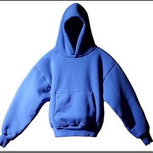 Yeezy GAP YZY Blue Adult Hoodie Sweatshirt Size S